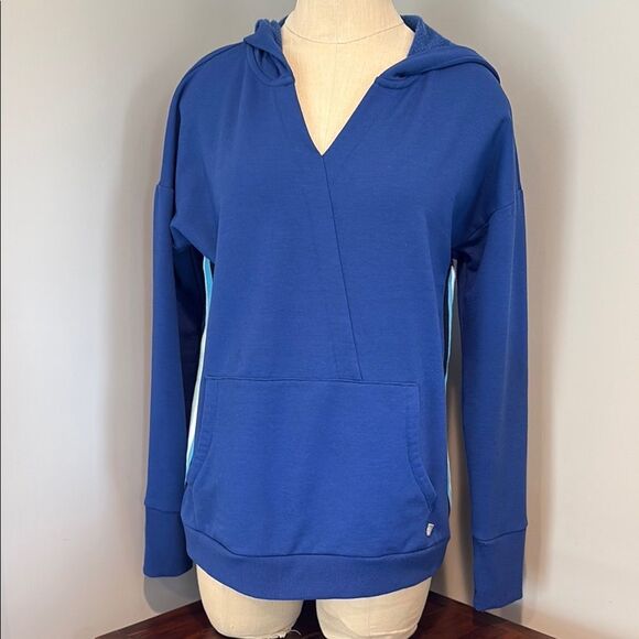 TALBOTS T BY TALBOTS FEATHERWEIGHT TERRY HOODED PULLOVER SIZE S - Picture 2 of 10